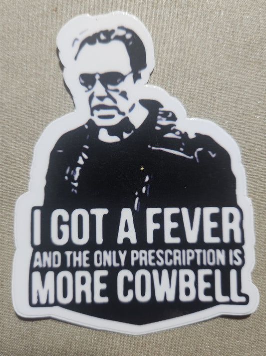 More Cowbell Sticker