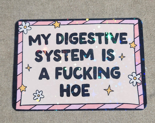 My Digestive System is a Fucking Hoe Sticker