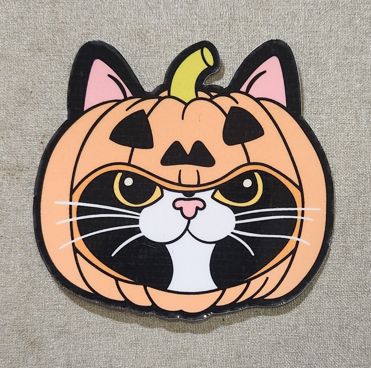 Pumpkin Kitty Sticker