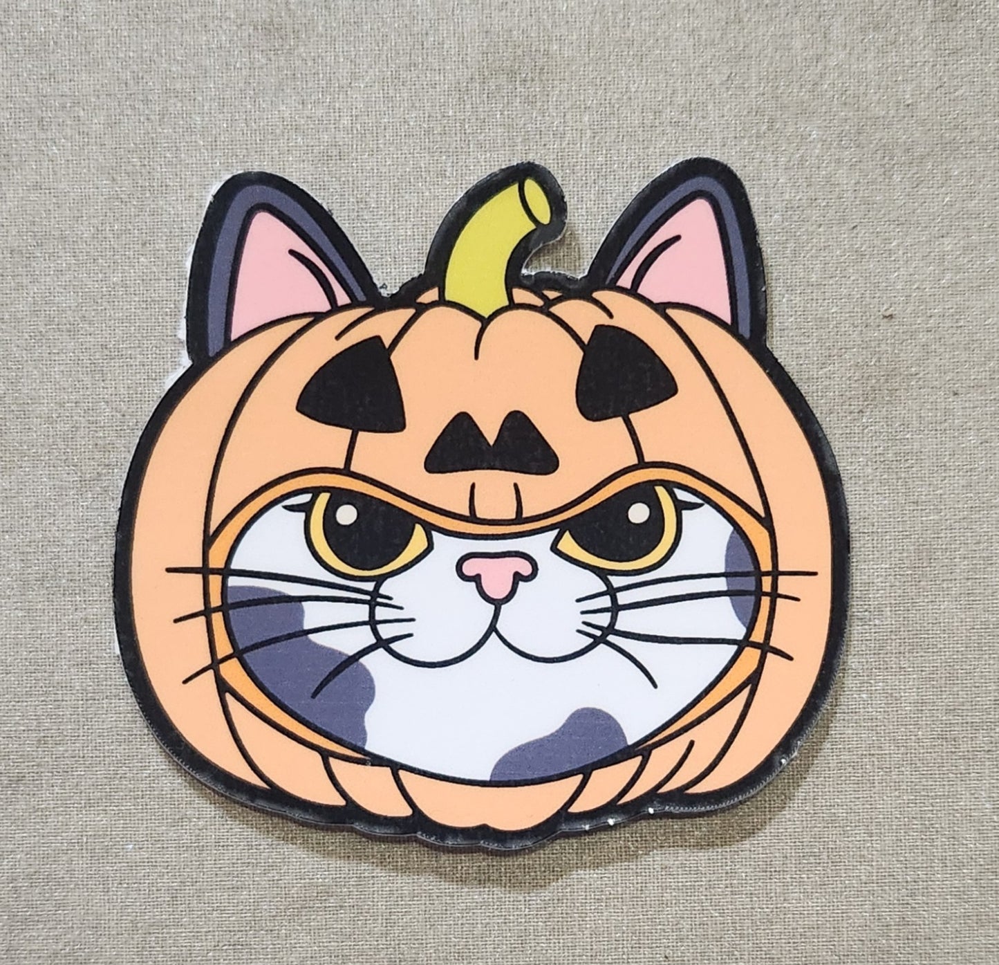 Pumpkin Kitty Sticker