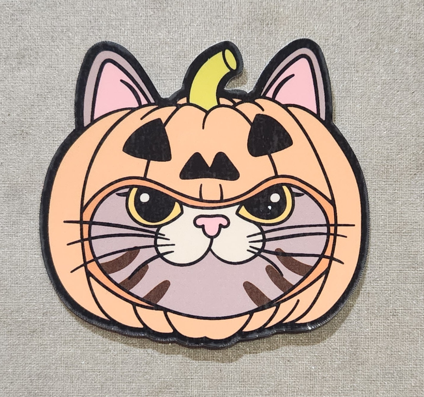 Pumpkin Kitty Sticker