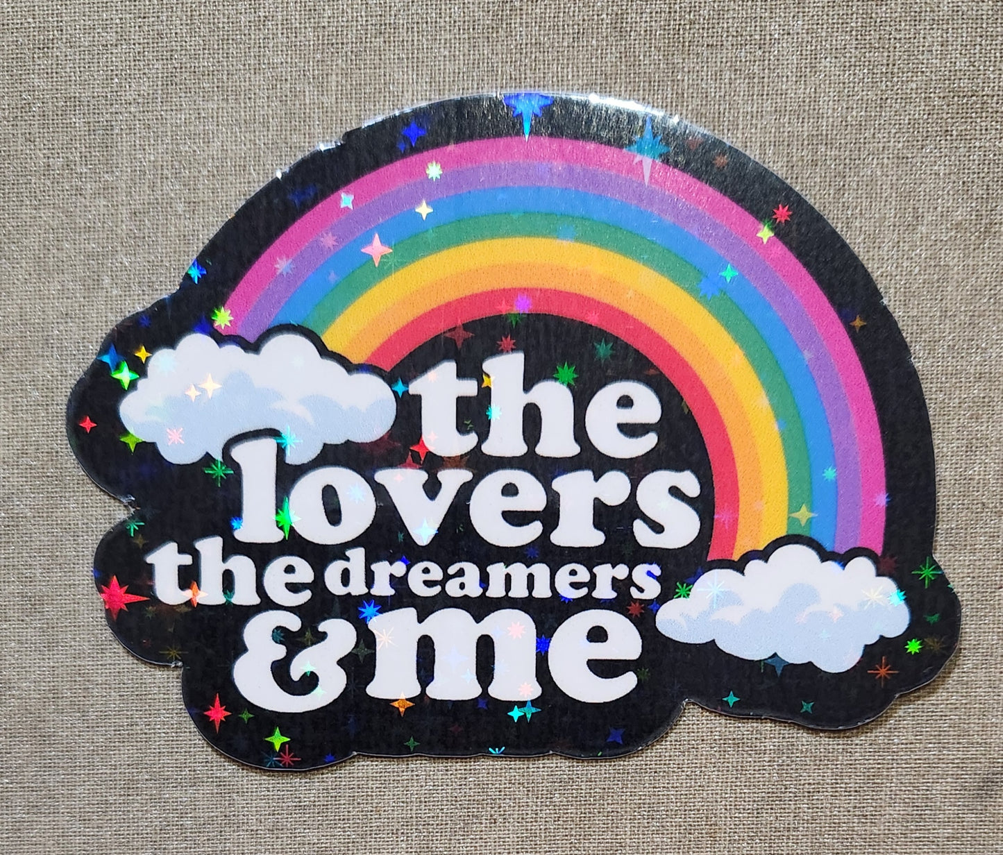 The Lovers The Dreamers & Me Rainbow Connection Sticker