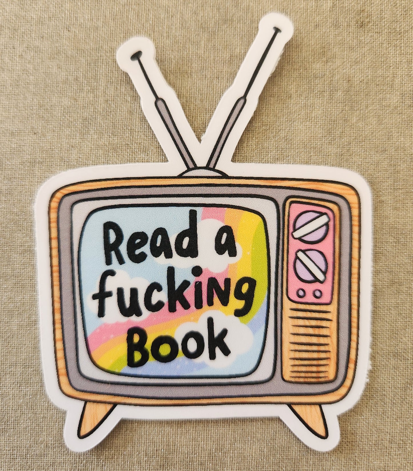 Read A Fucking Book Sticker