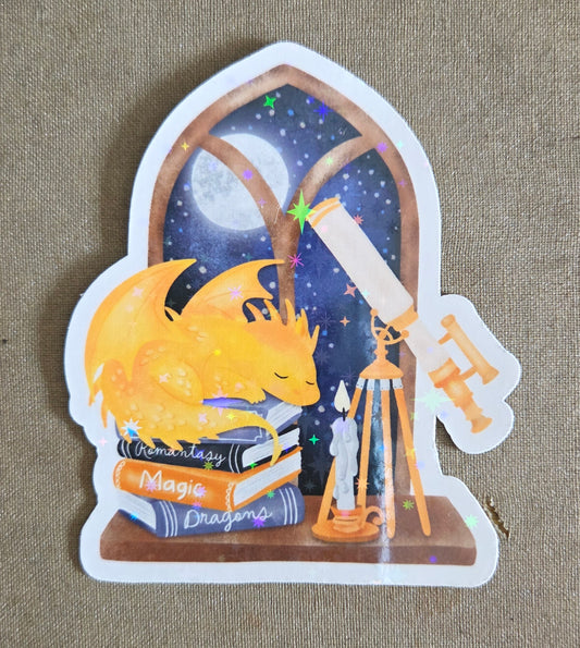 Romantasy Magic Dragons Sticker