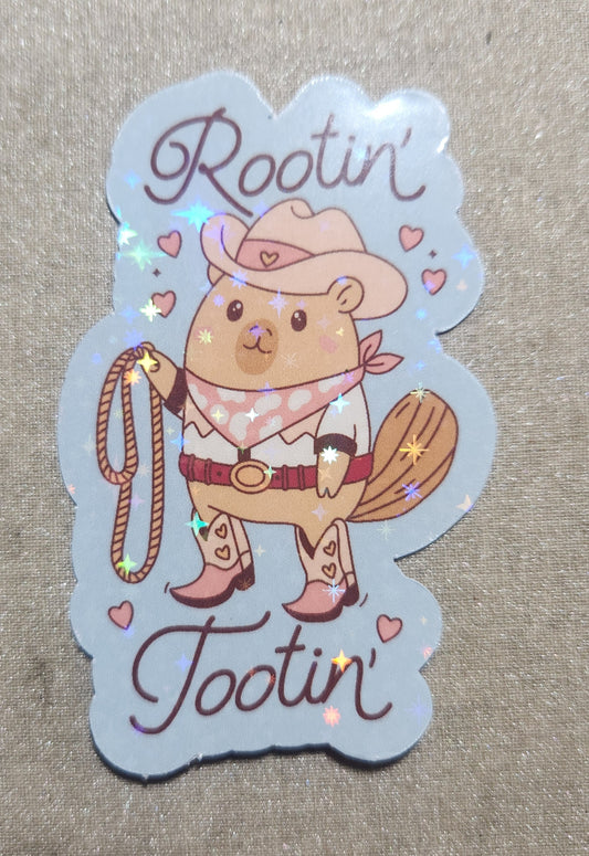 Rootin' Tootin' Sticker