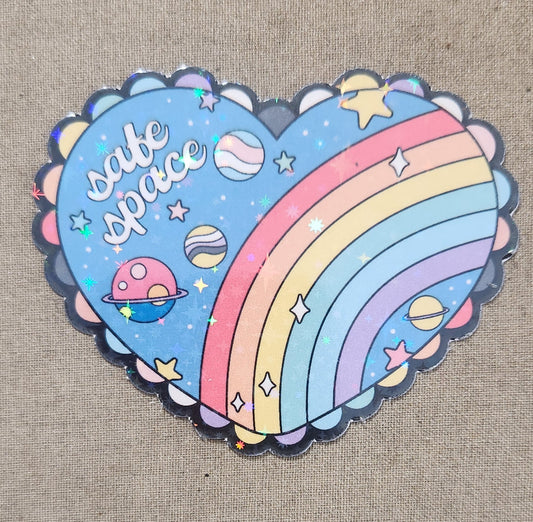 Safe Space Heart Sticker