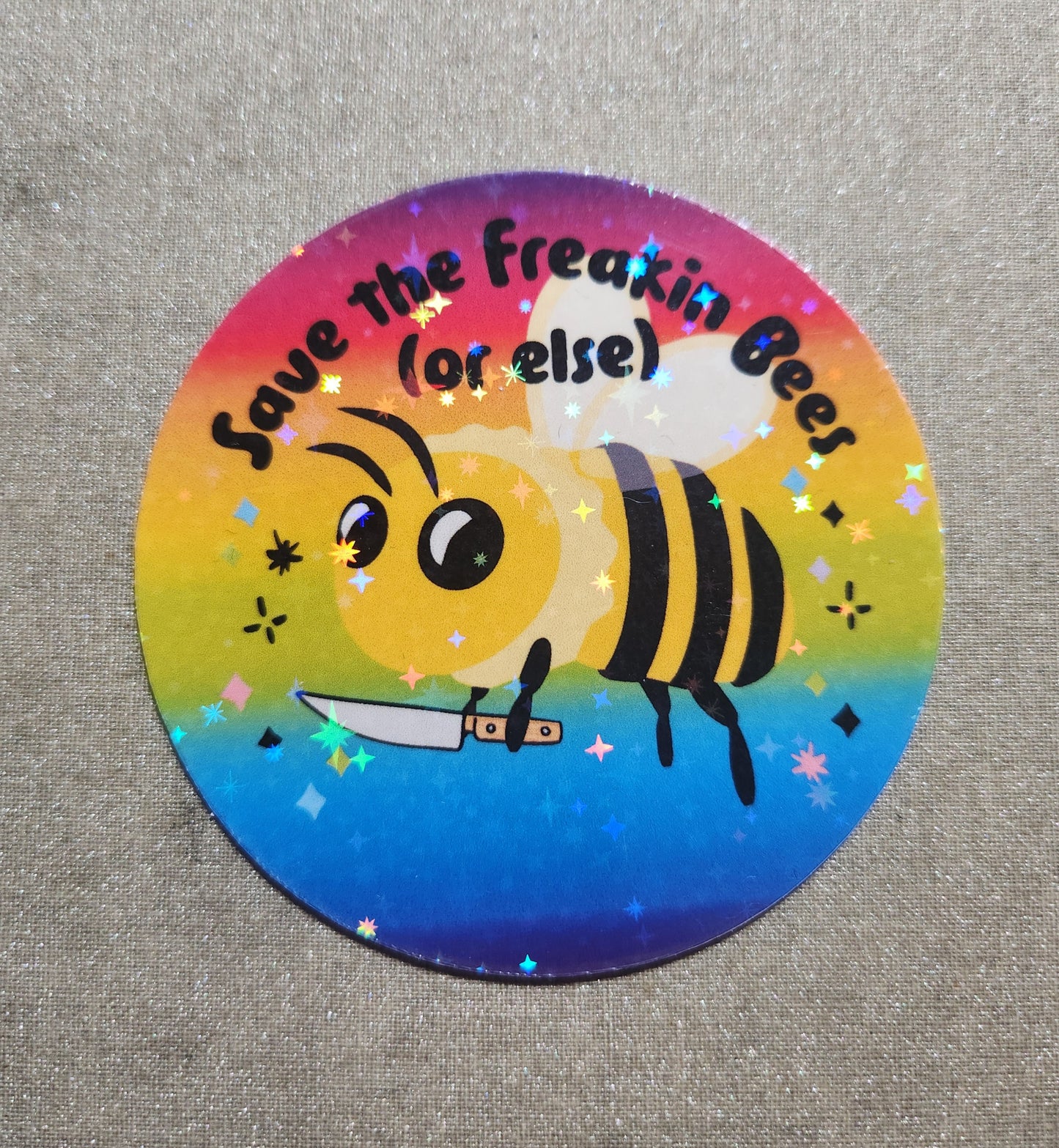 Save the Freakin Bees Sticker