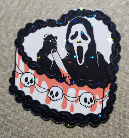 Scream Cake Sticker