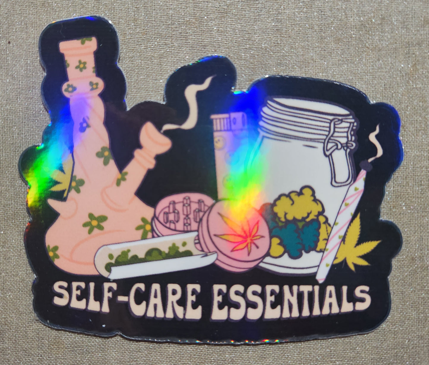 Self-Care Essentials Sticker