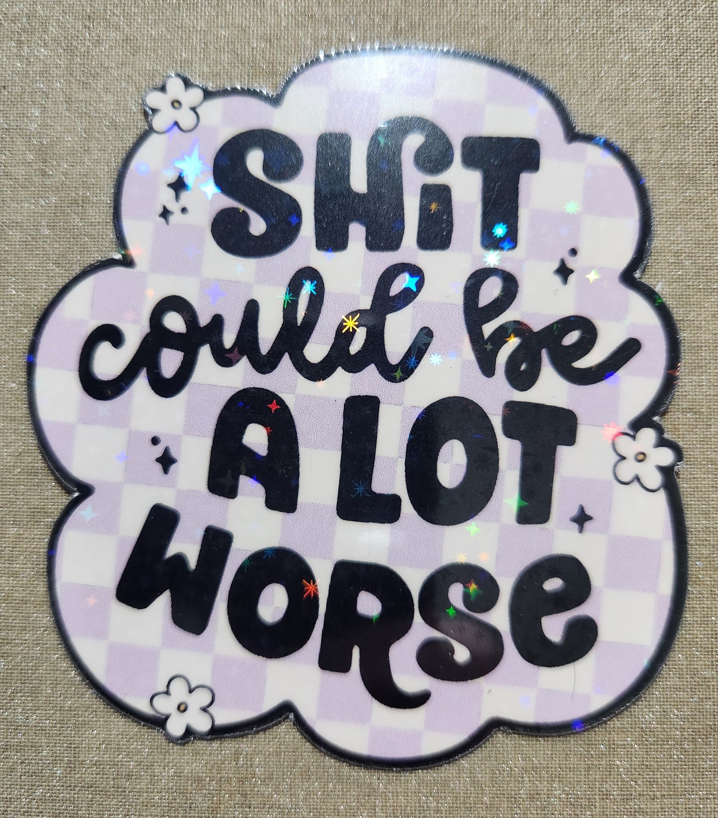 Shit Could Be A Lot Worse Sticker