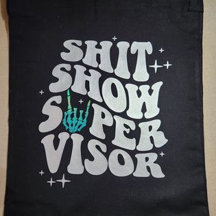 Shit Show Supervisor Crossbody Sling Tote