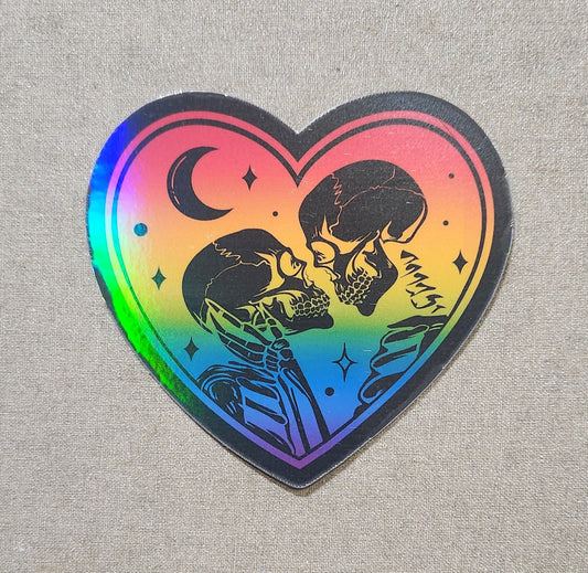 Skellie Pride Heart Sticker