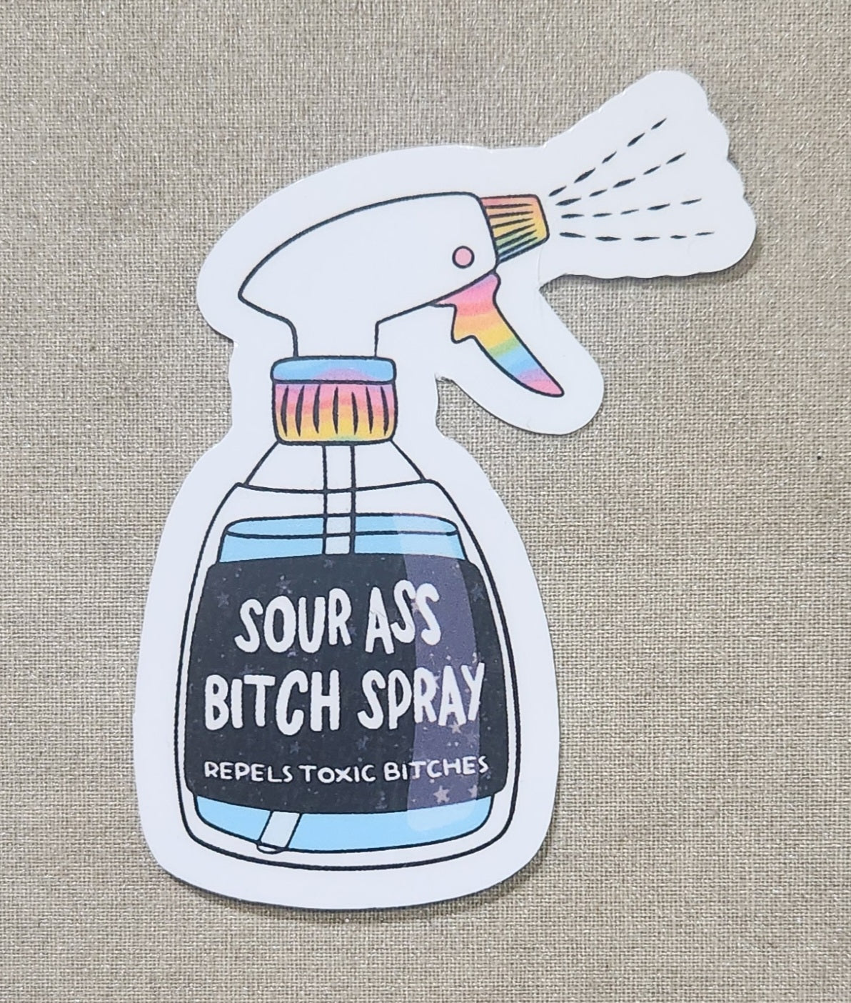 Sour Ass Bitch Spray Sticker