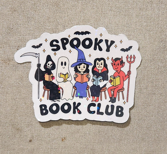 Spooky Book Club Sticker