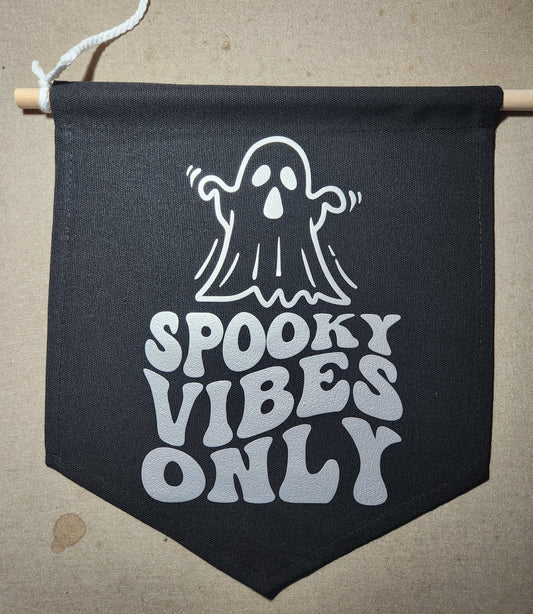 Spooky Vibes Only Banner