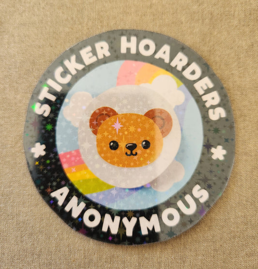 Sticker Hoarders Anonymous Sticker