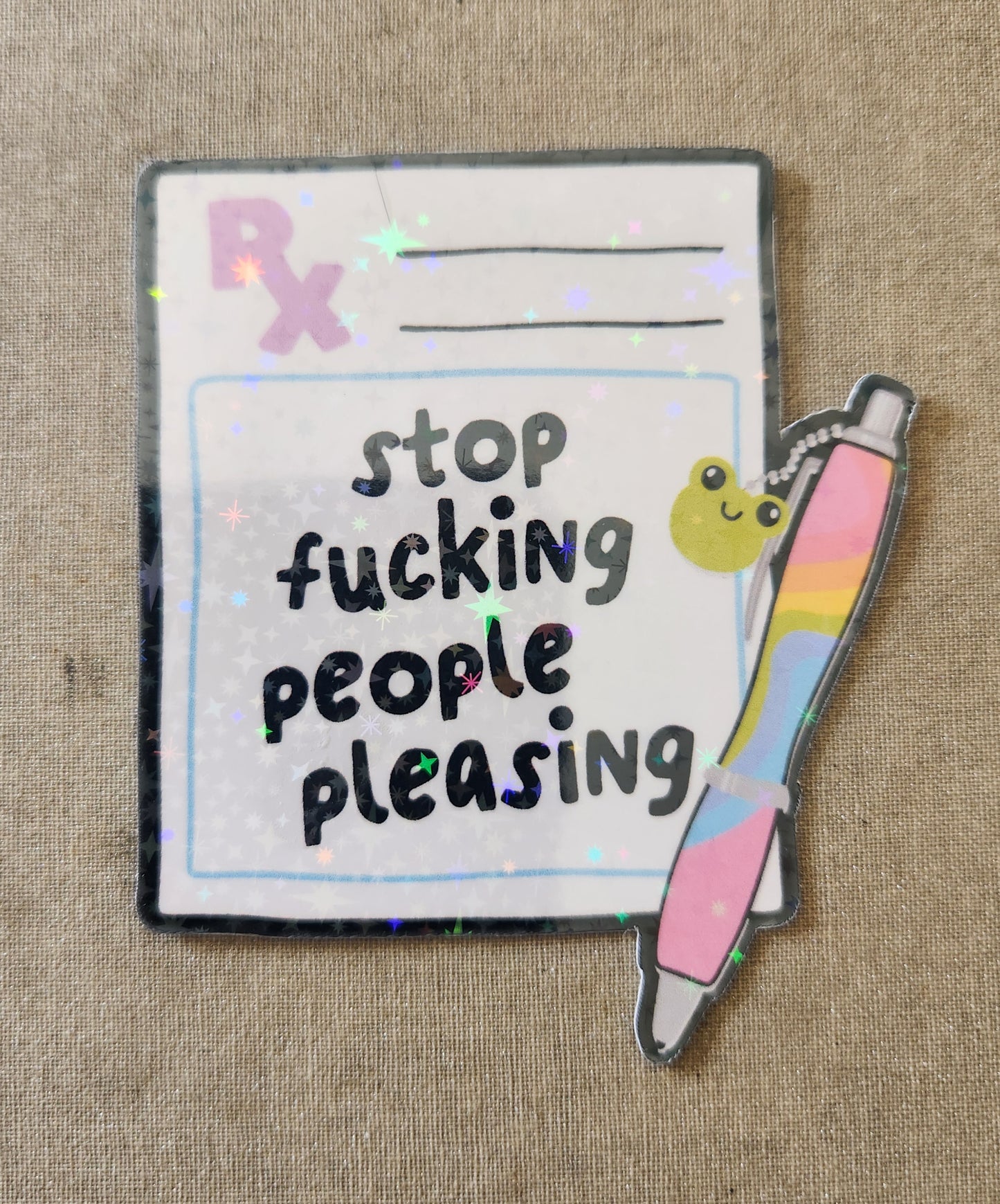 Stop Fucking People Pleasing Sticker