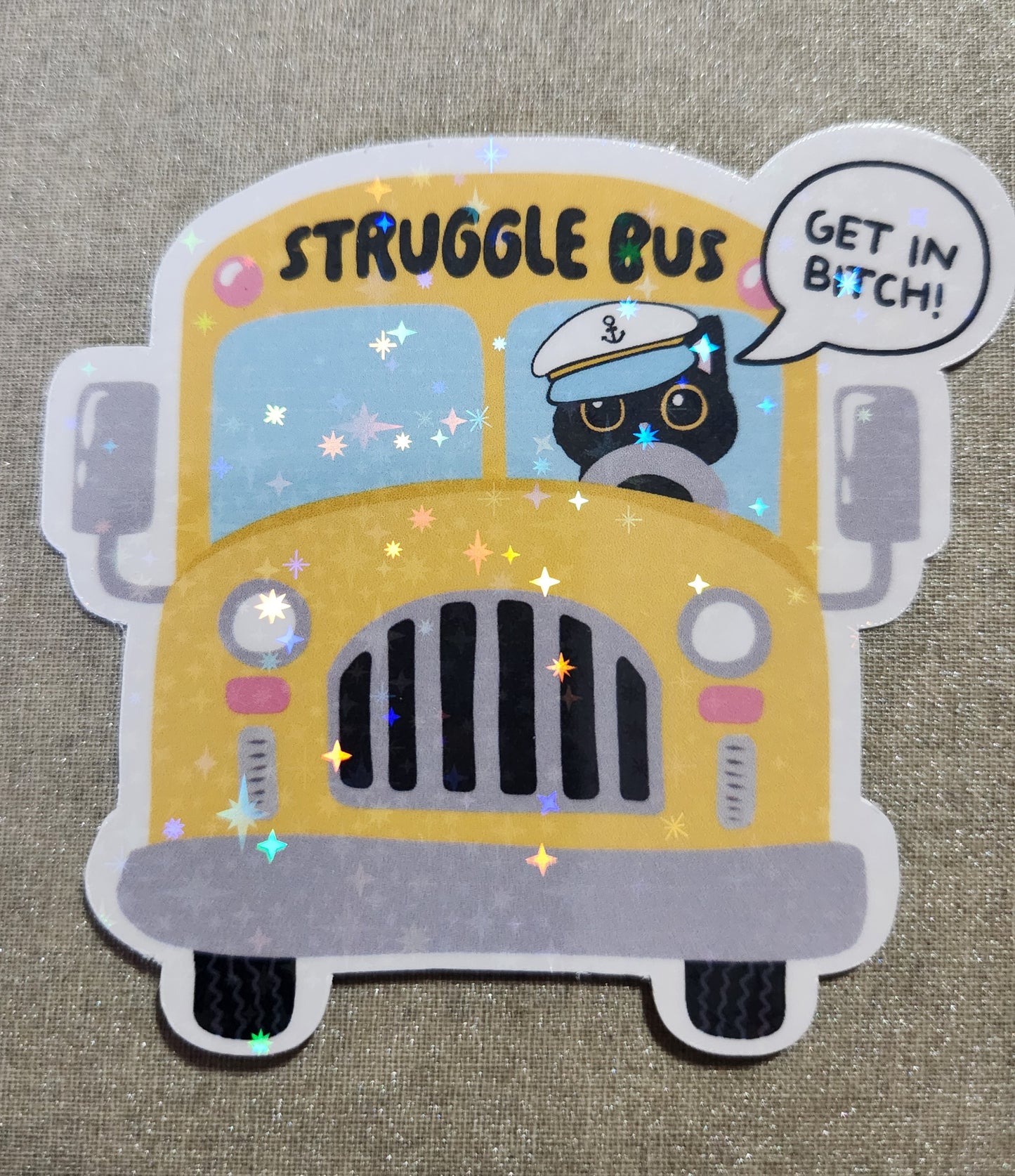 Struggle Bus Sticker