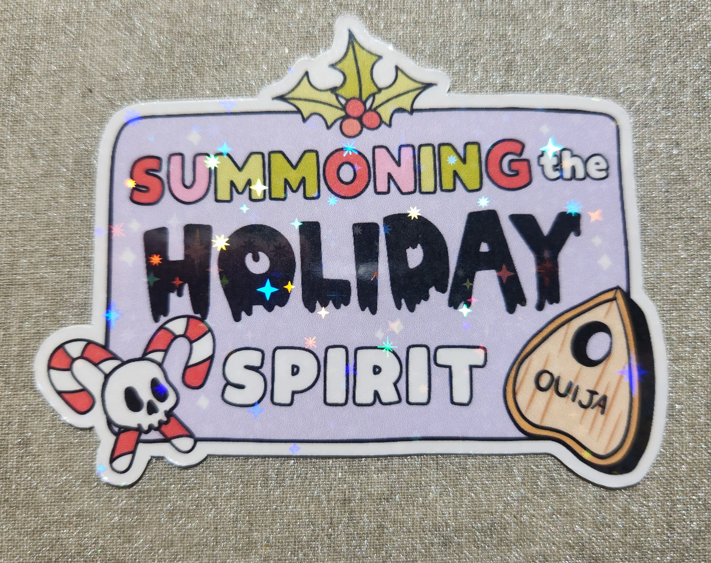 Summoning the Holiday Spirit Sticker