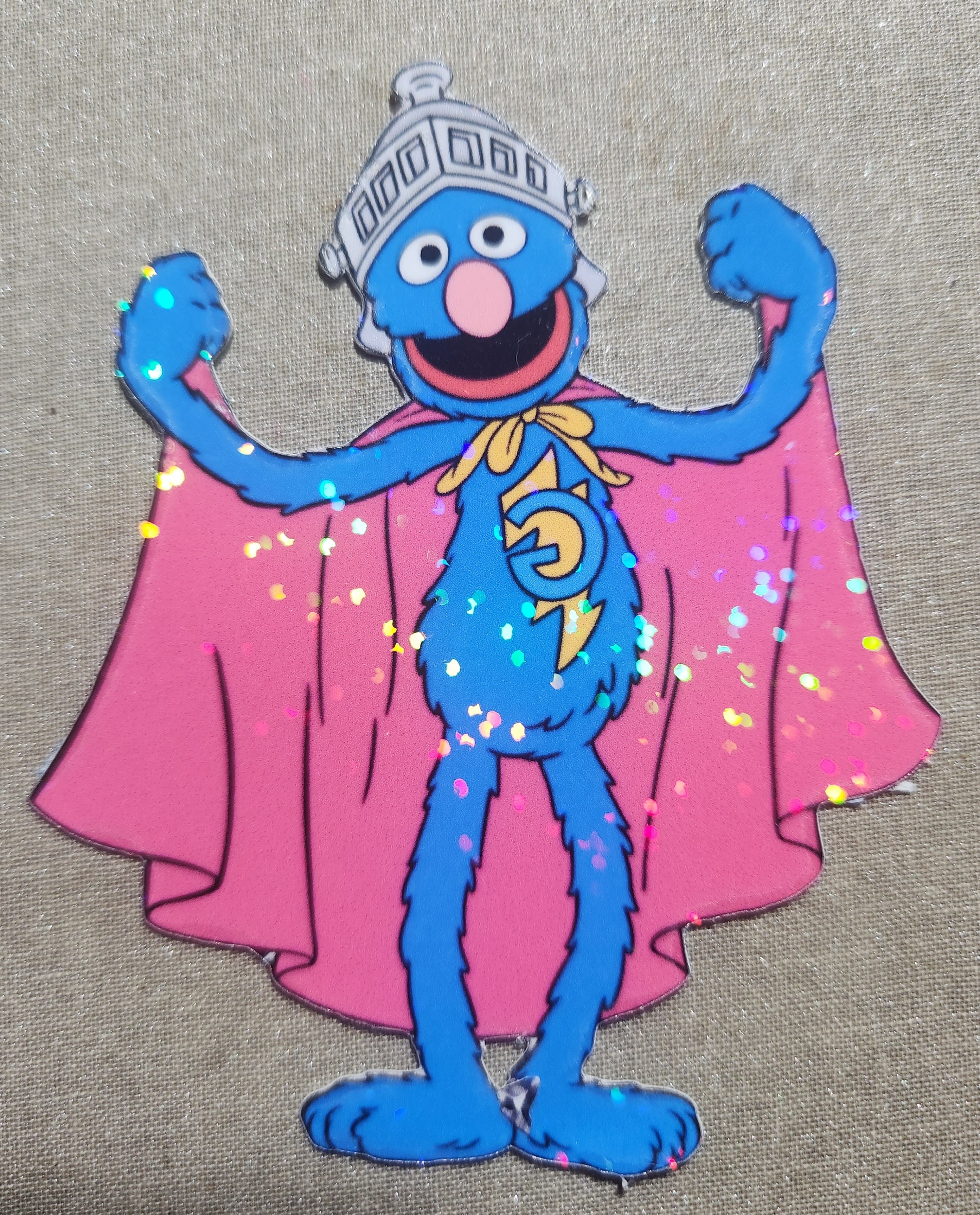 Super Grover Sticker – Cussing Carrie's