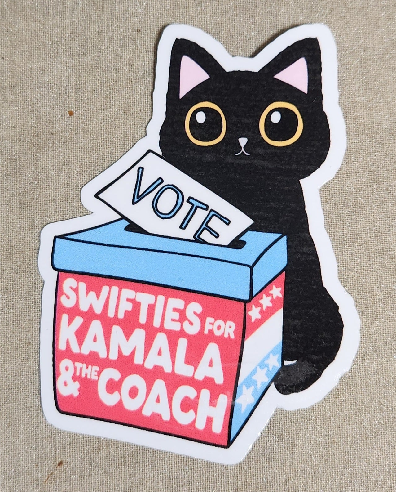 Swifties for Kamala & Coach Sticker