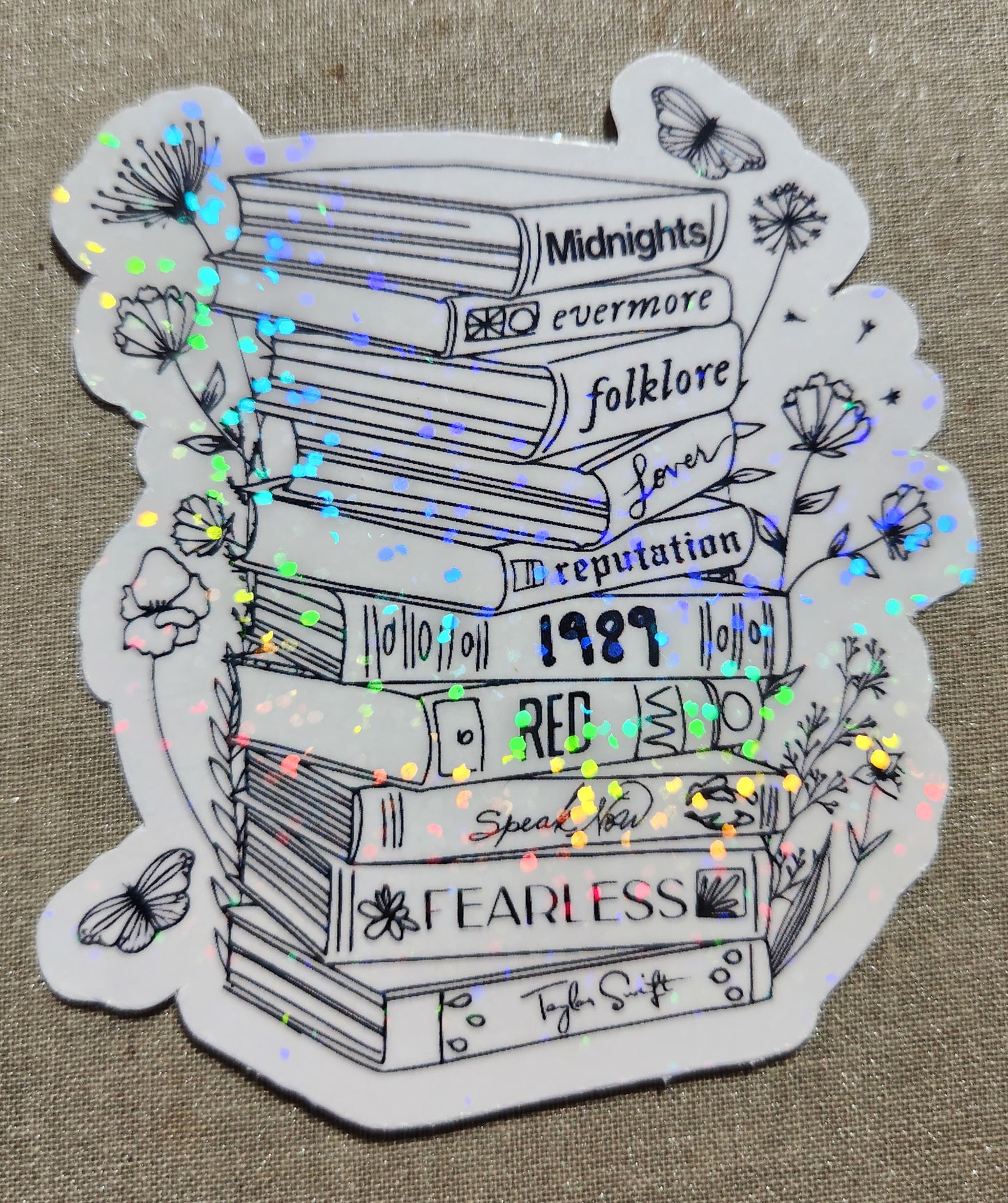 Taylor's Library Sticker