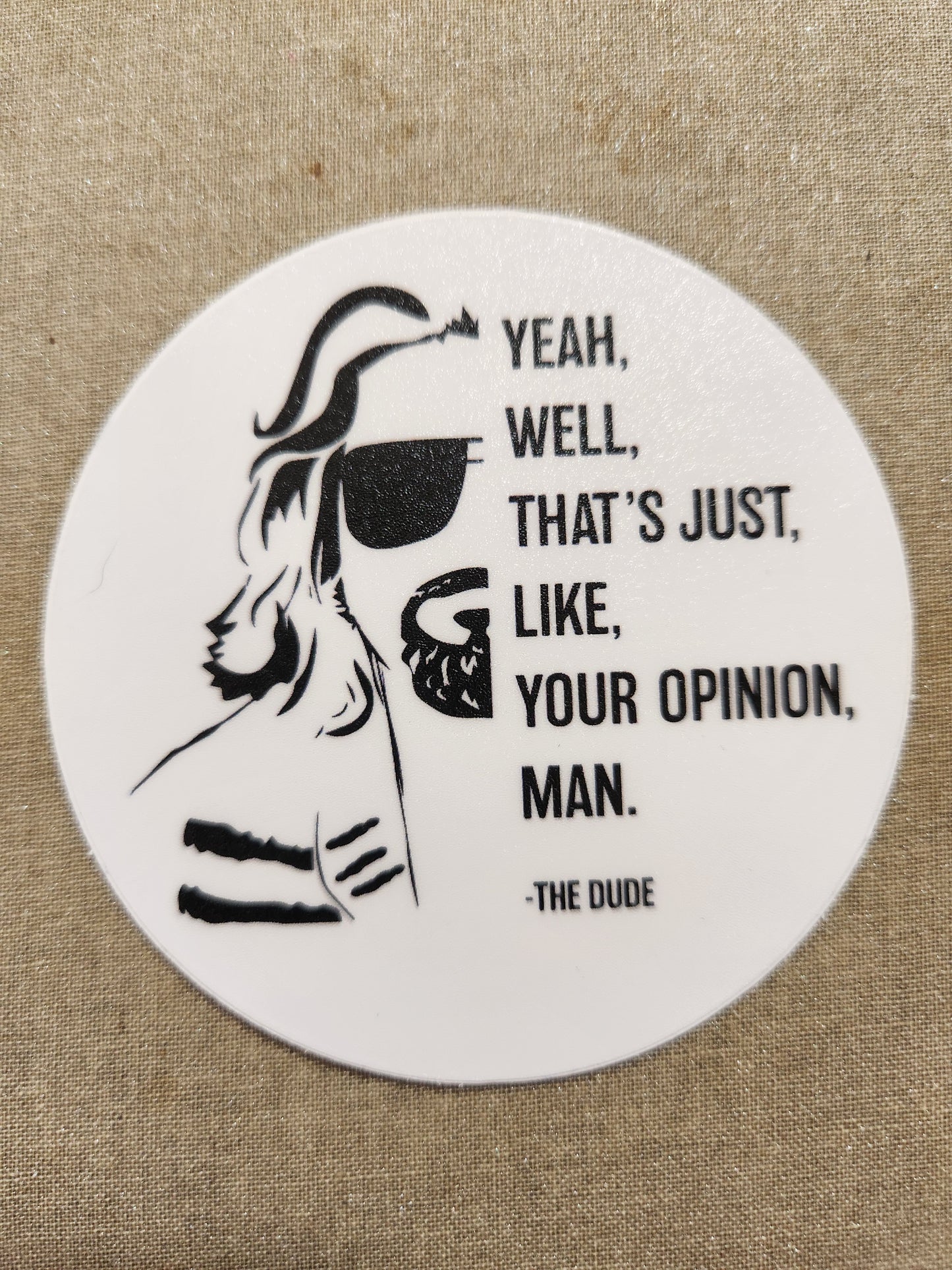 The Dude Sticker