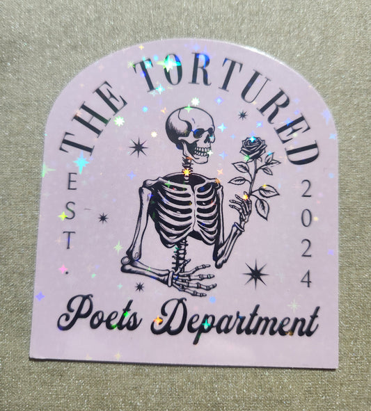 The Tortured Poets Department Skellie Sticker