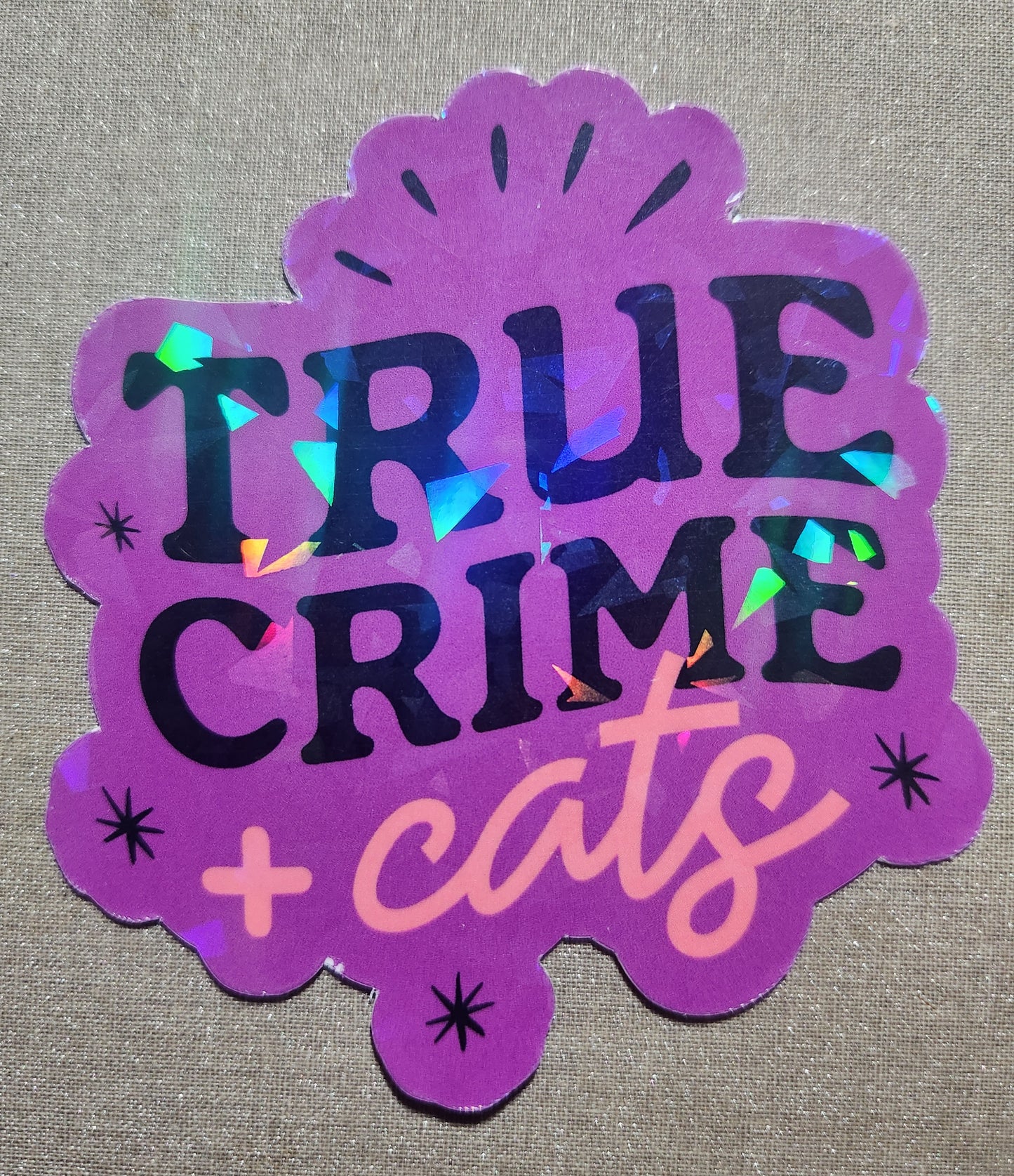 True Crime & Cats Sticker