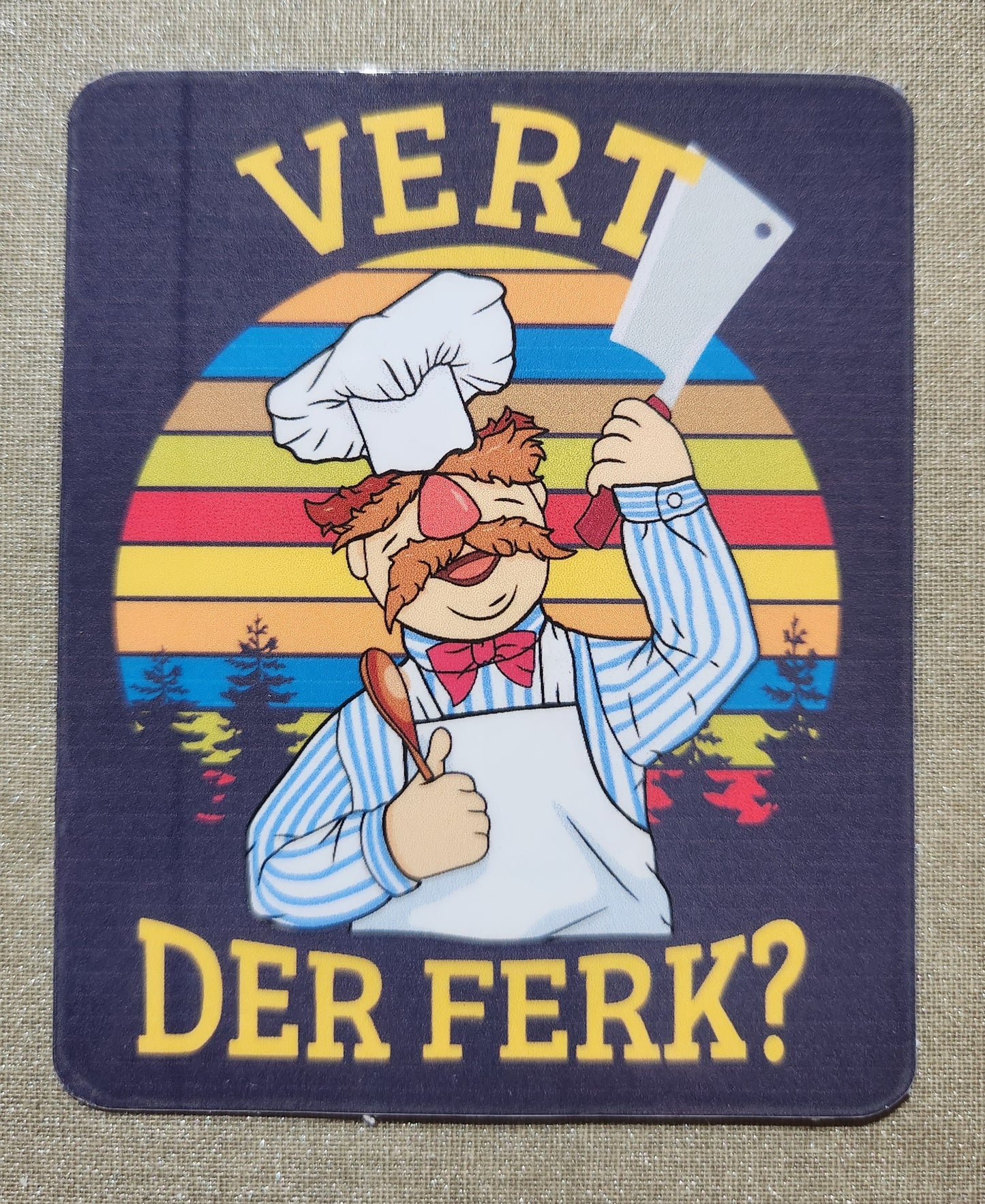 Vert Der Ferk Swedish Chef Sticker