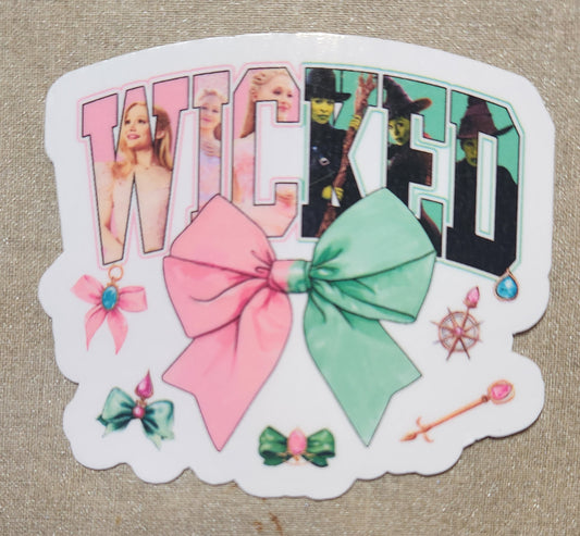 Wicked College Style Sticker