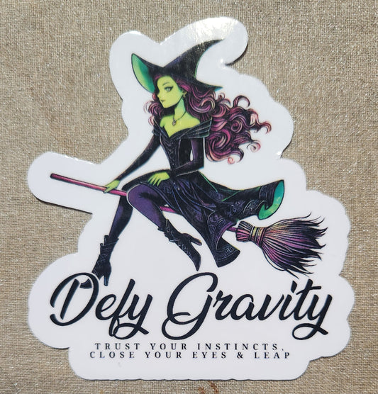 Wicked Defy Gravity Sticker