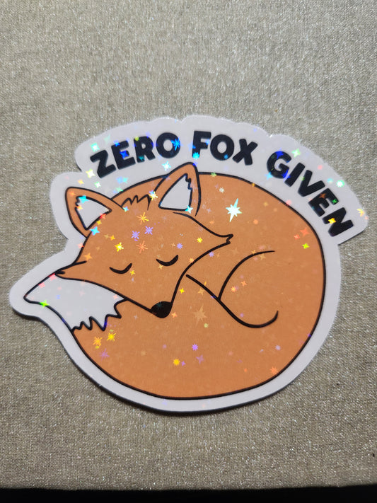 Zero Fox Given Sticker