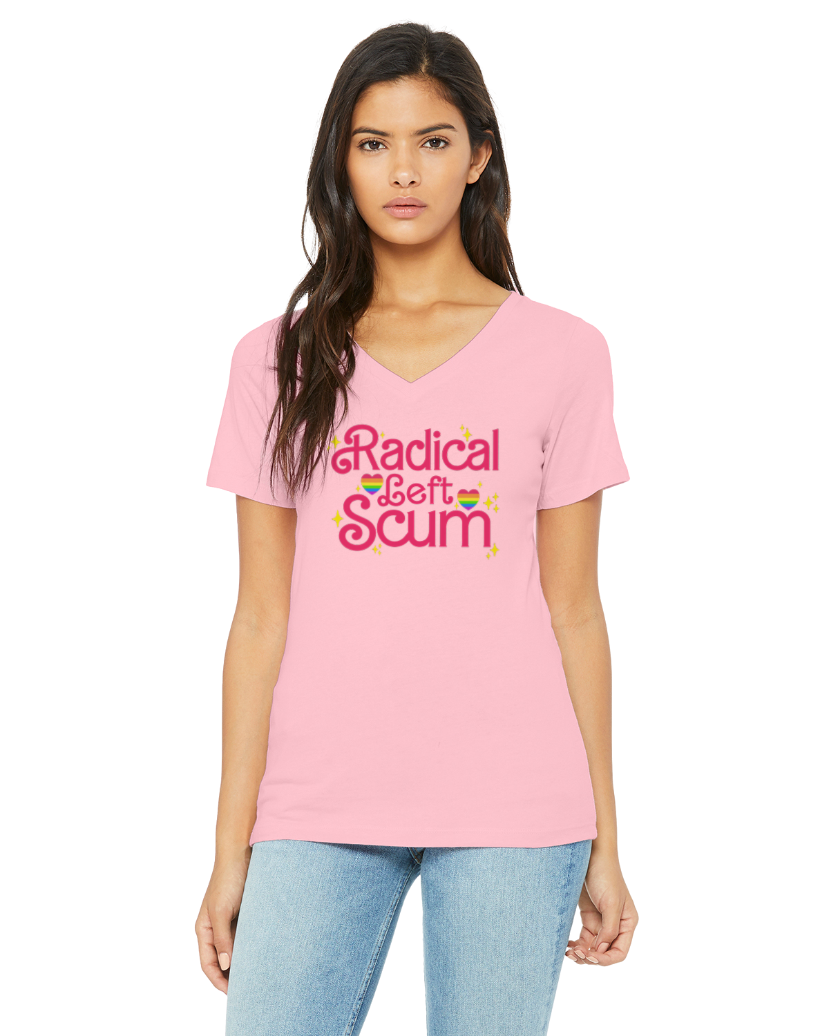 Radical Left Scum T-Shirt (Girly Version)