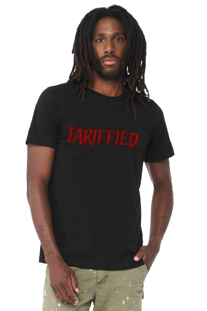 Tariffied T-Shirt Red Text (Inspired by Lizzo's SNL Appearance)