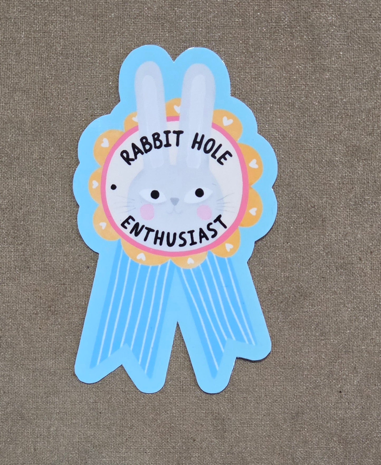 Rabbit Hole Enthusiast Sticker