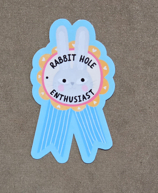 Rabbit Hole Enthusiast Sticker