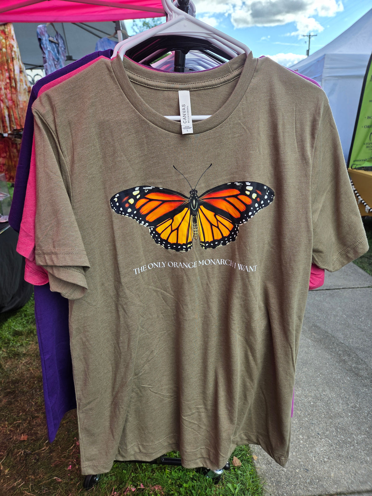 The Only Orange Monarch I Want T-Shirt Size L