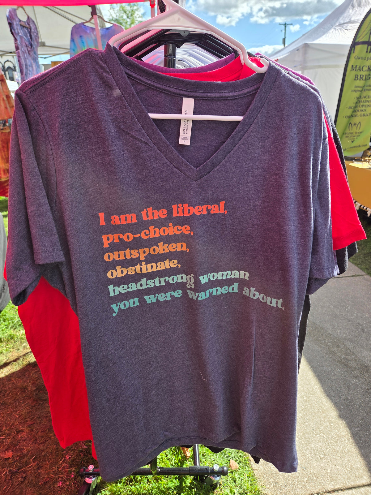 I'm the Liberal Woman Shirt Size XL Heather Navy