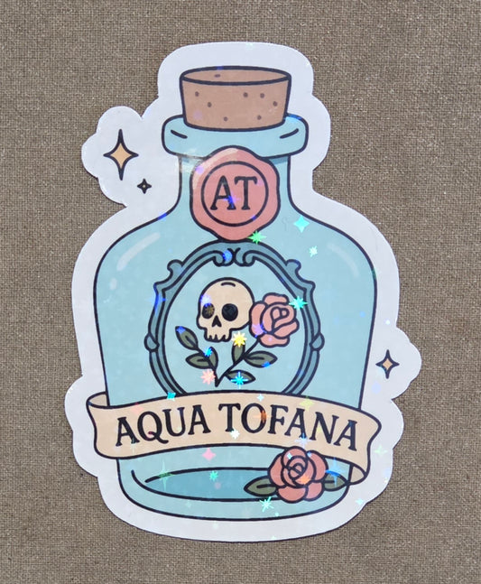 Aqua Tofana Bottle Sticker