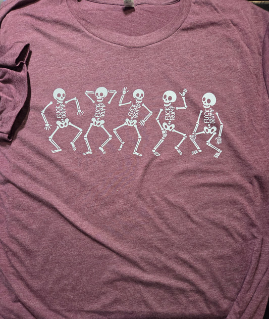 Fuck Trump Skellie T-Shirt Size 2X (Sylvie Special)