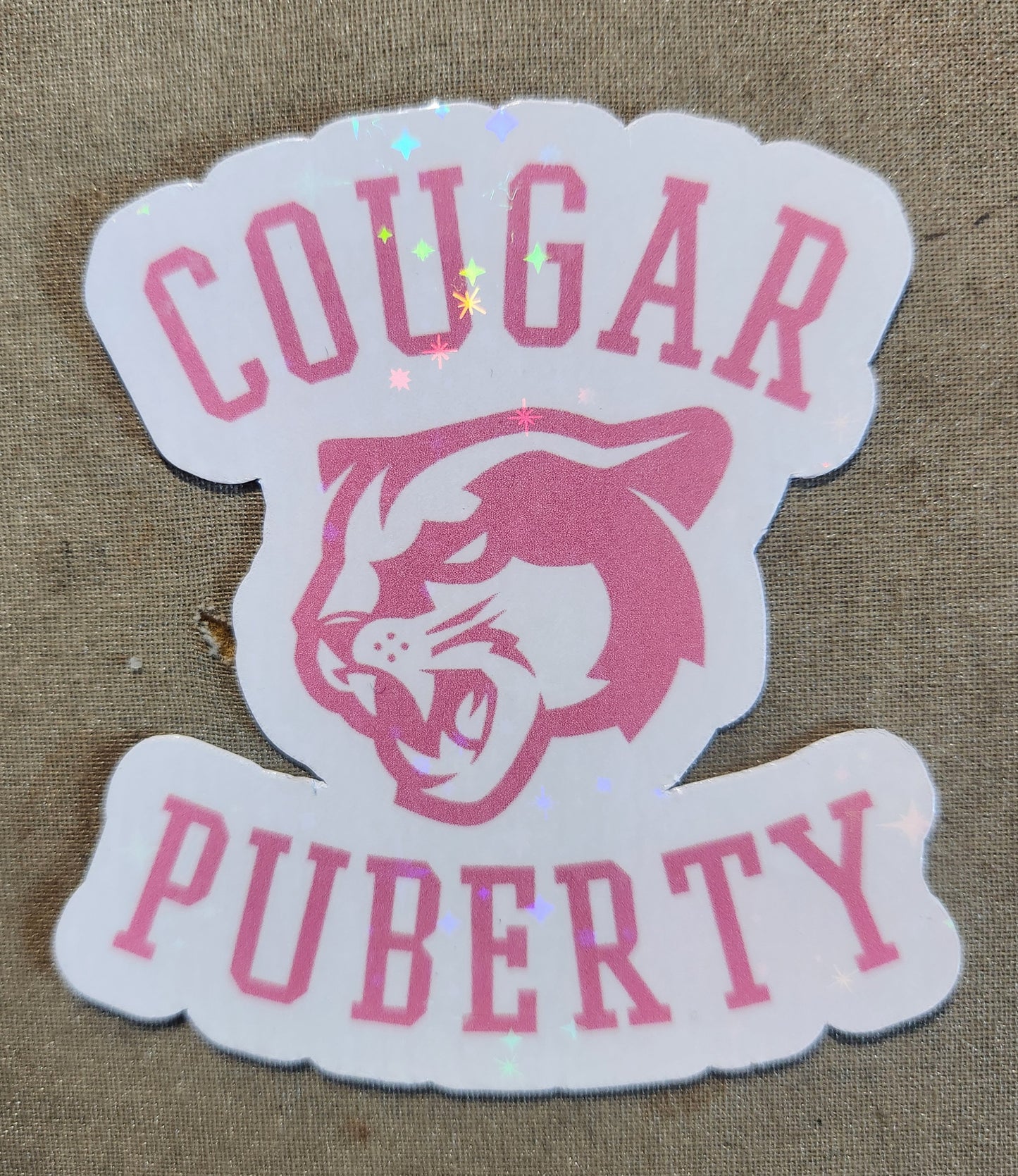 Cougar Puberty Sticker