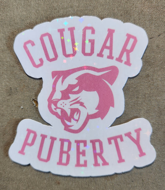 Cougar Puberty Sticker