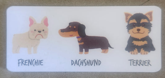 Frenchie Dachshund Terrier Subtle FDT Sticker