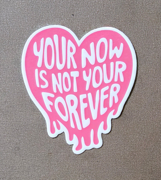 Your Now is Not Your Forever Sticker