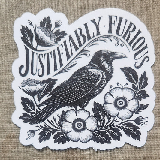 Justifiably Furious Sticker
