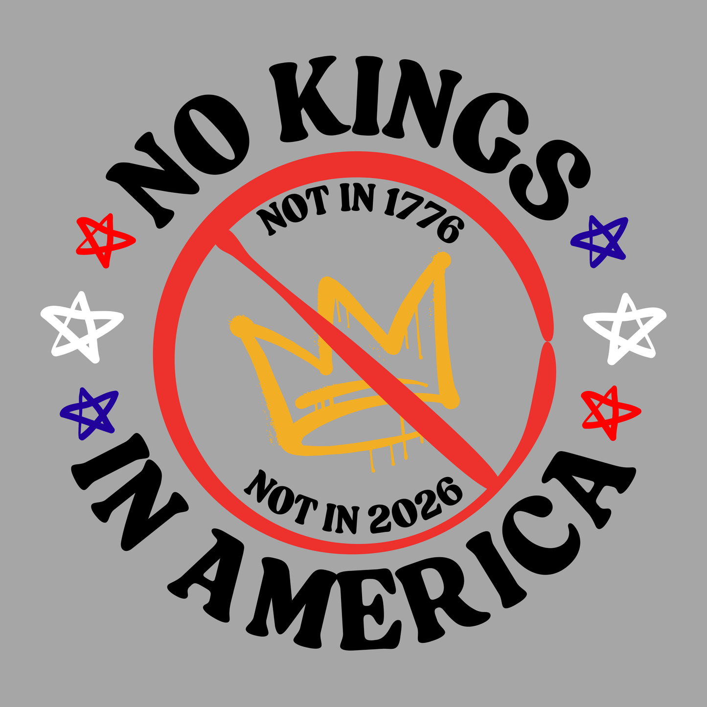 No Kings in America T-Shirt