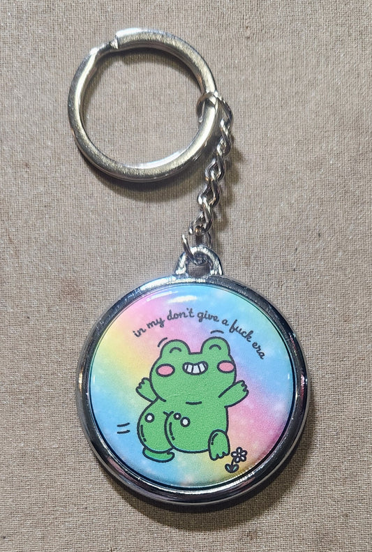 In My I Don't Give a Fuck Era Keychain
