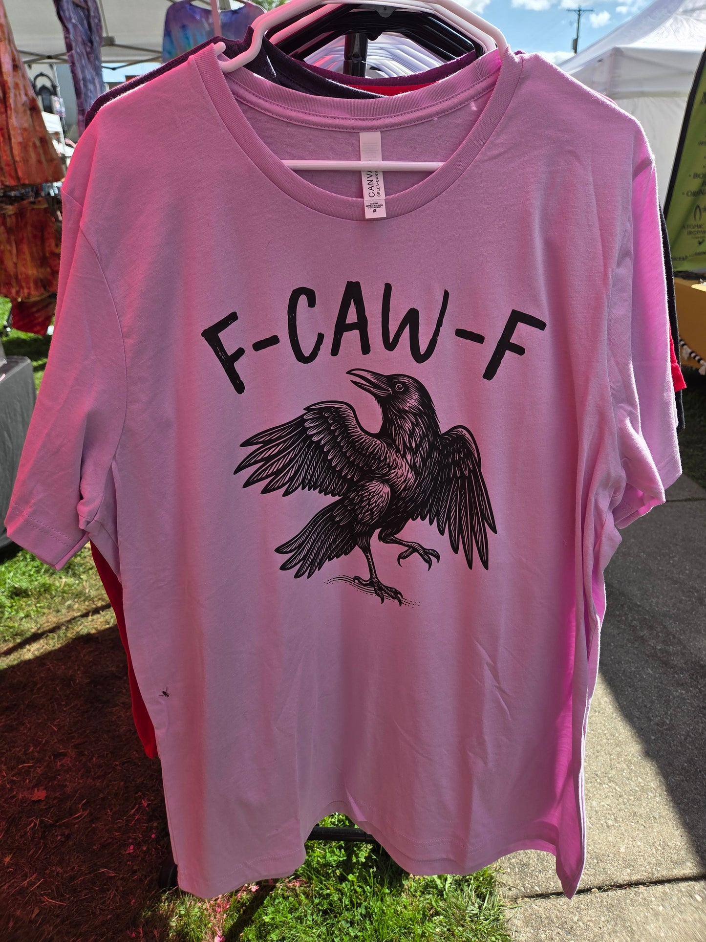 F-Caw-F T-Shirt Lilac Size XL
