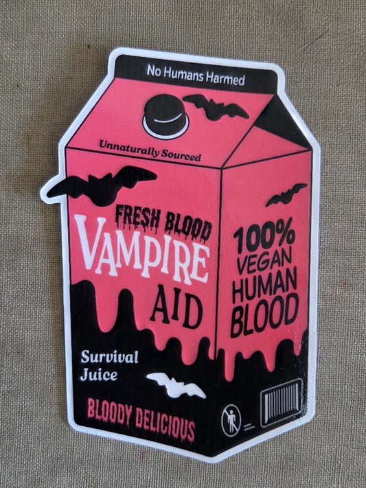 Vampire Aid Sticker